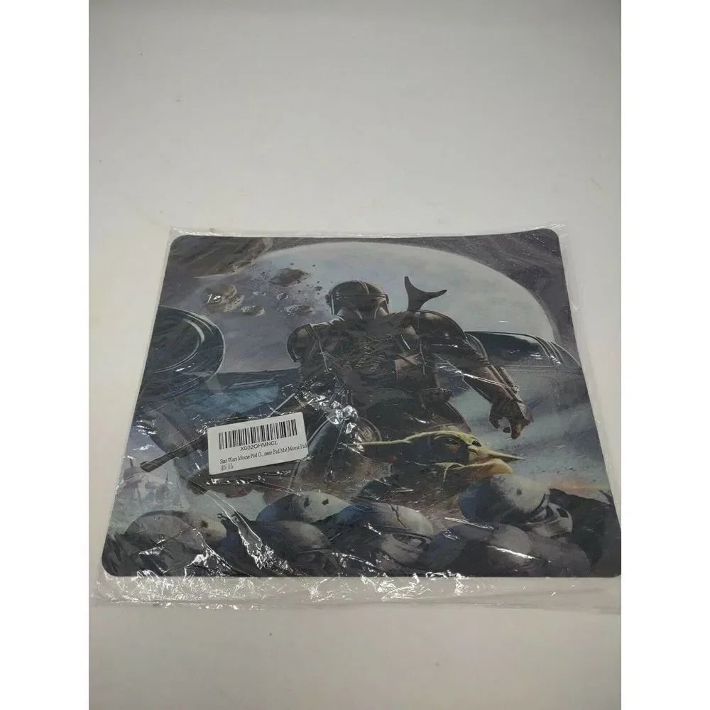 Mandalorian Mousepad with Baby Yoda Grogu 9.25 x 8 inches Great for Star Wars